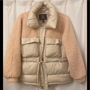 QED London Teddy Puffer Jacket